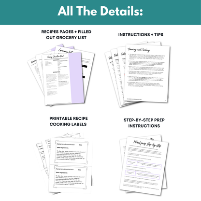 Breakfast Eats Mini Freezer Prep Guide