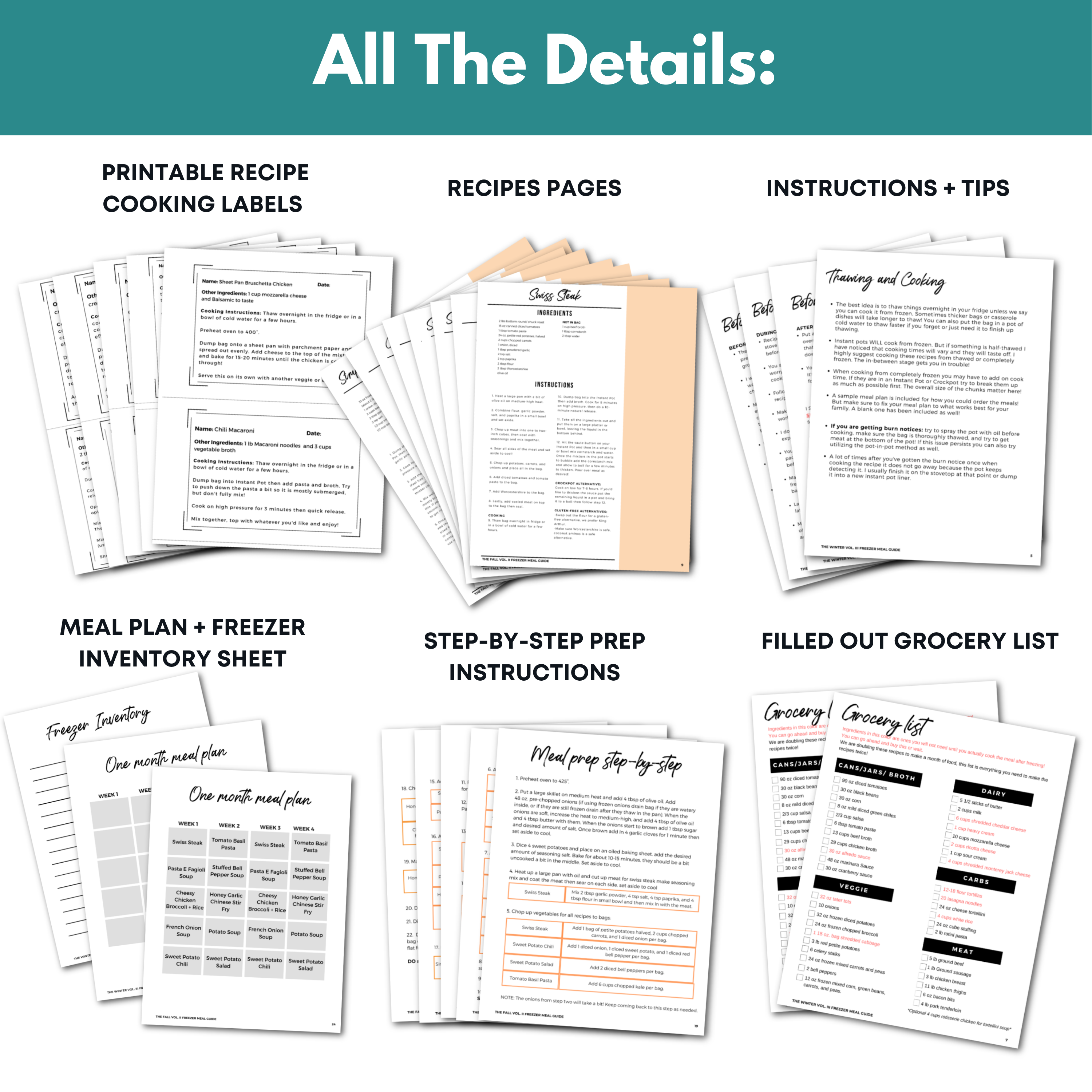 Fall Vol. II Freezer Meal Guide
