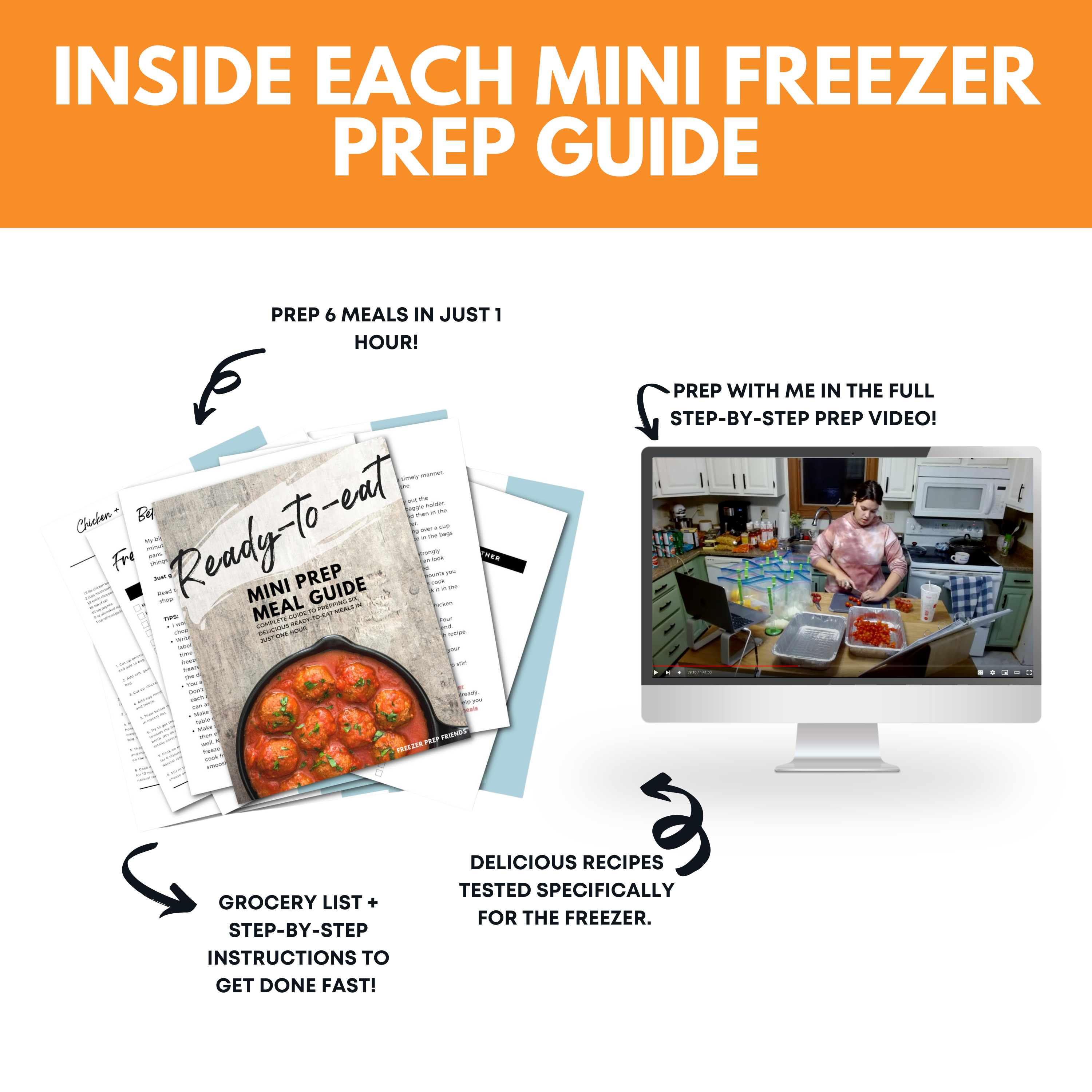Ready to Eat Mini Freezer Prep Guide