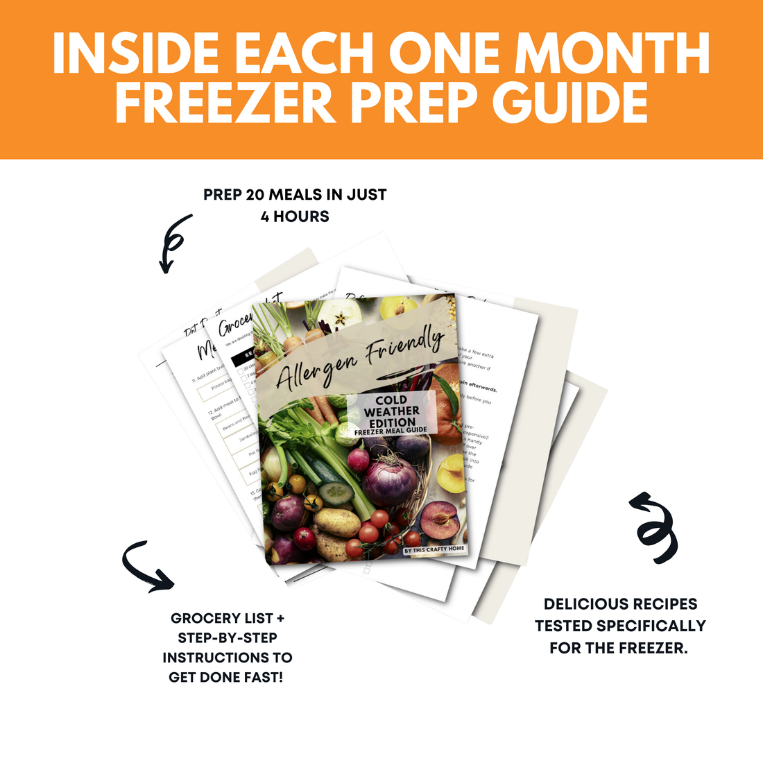 Allergen Friendly Freezer Meal Guide Bundle