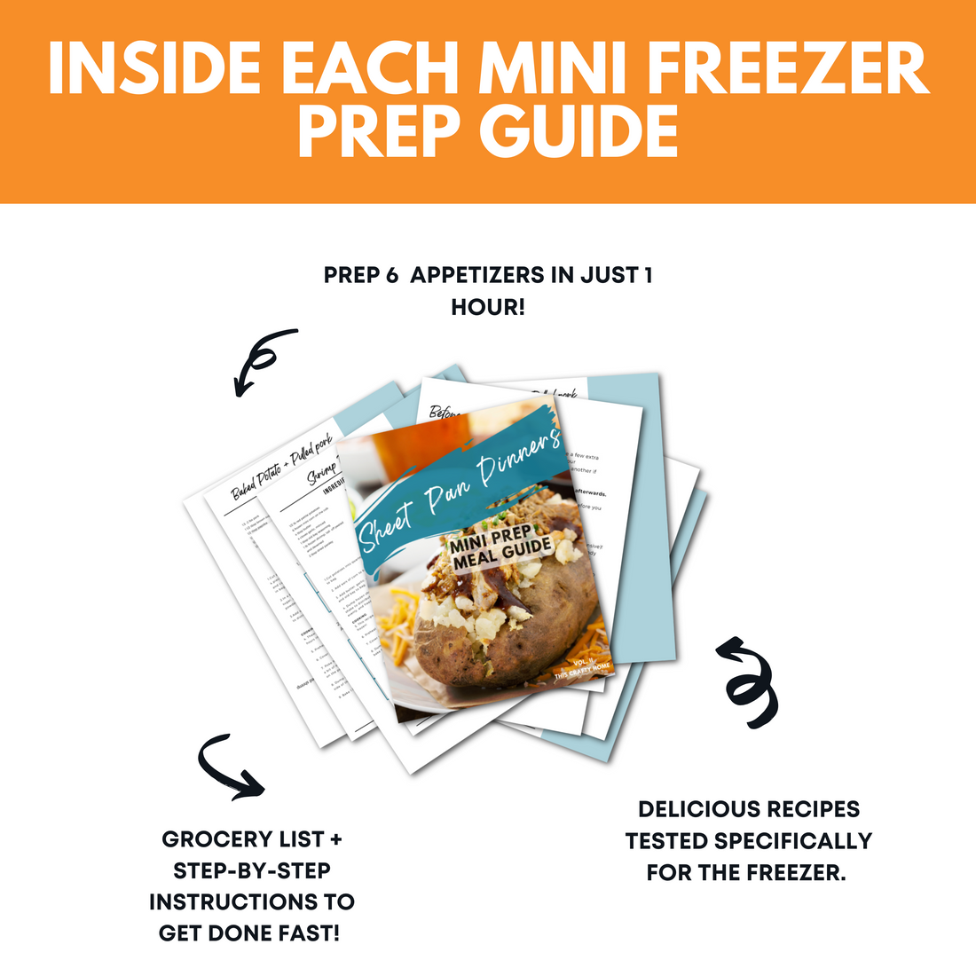 Sheet Pan Dinners Vol. II One Hour Freezer Prep Guide