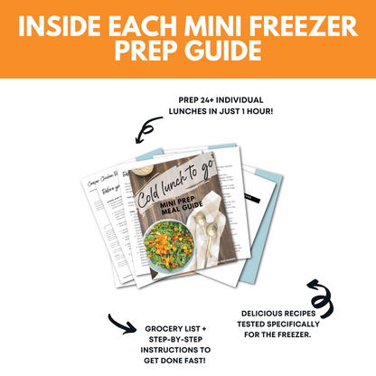 Cold Lunch To-Go One-Hour Mini Freezer Meal Guide
