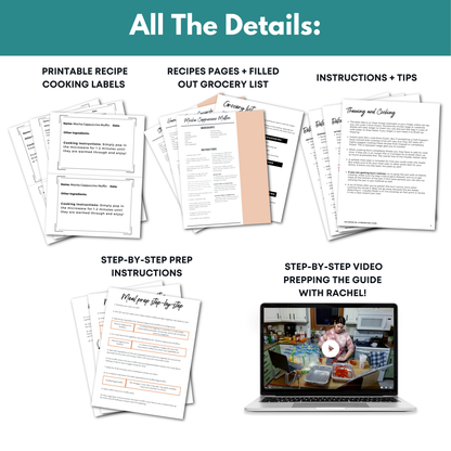 Baked Breakfast Mini Freezer Prep Guide (With Prep Video)