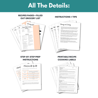 Grill Ready Mini Freezer Meal Guide