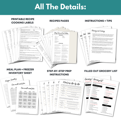 Allergen Friendly Freezer Meal Guide: Cold Weather Edition