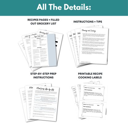 Kids Cold Lunch Mini Freezer Meal Guide