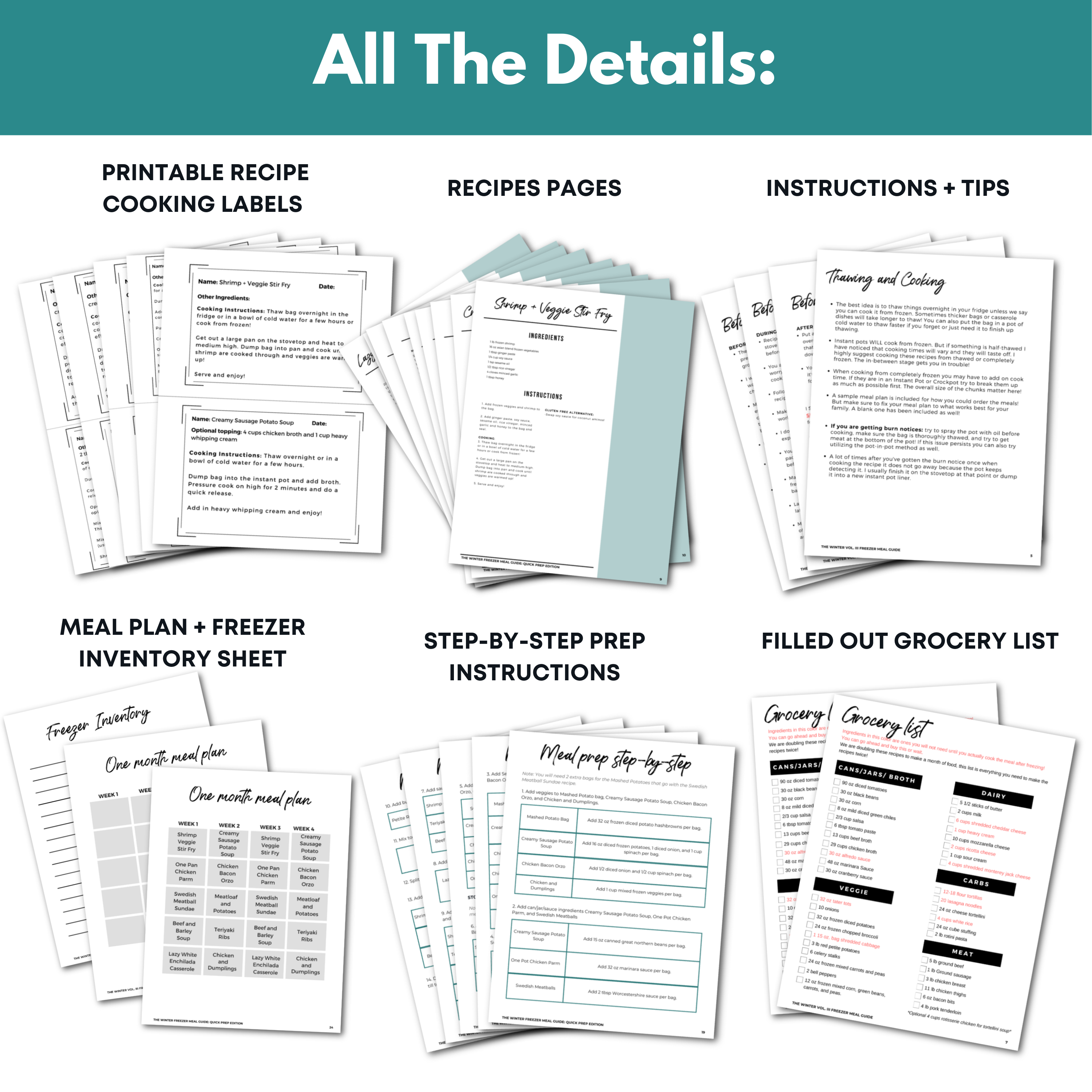 Winter Freezer Meal Guide: Quick Prep Edition