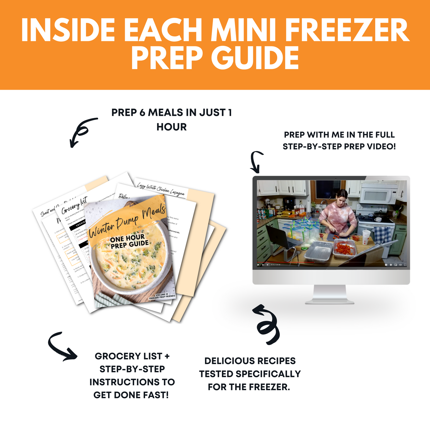 Winter Dump Meals Mini Freezer Meal Guide