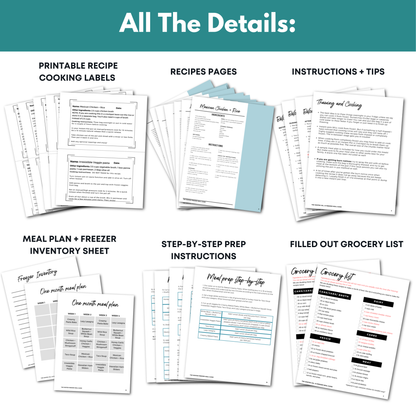 4 Seasons Freezer Meal Guide Bundle