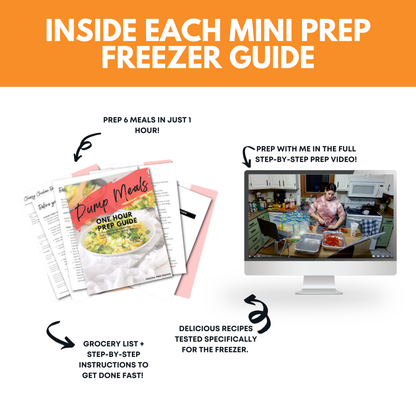 Dump Meals Mini Freezer Prep Guide