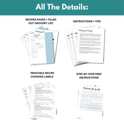 Sheet Pan Dinners Vol. II Mini Freezer Meal Guide