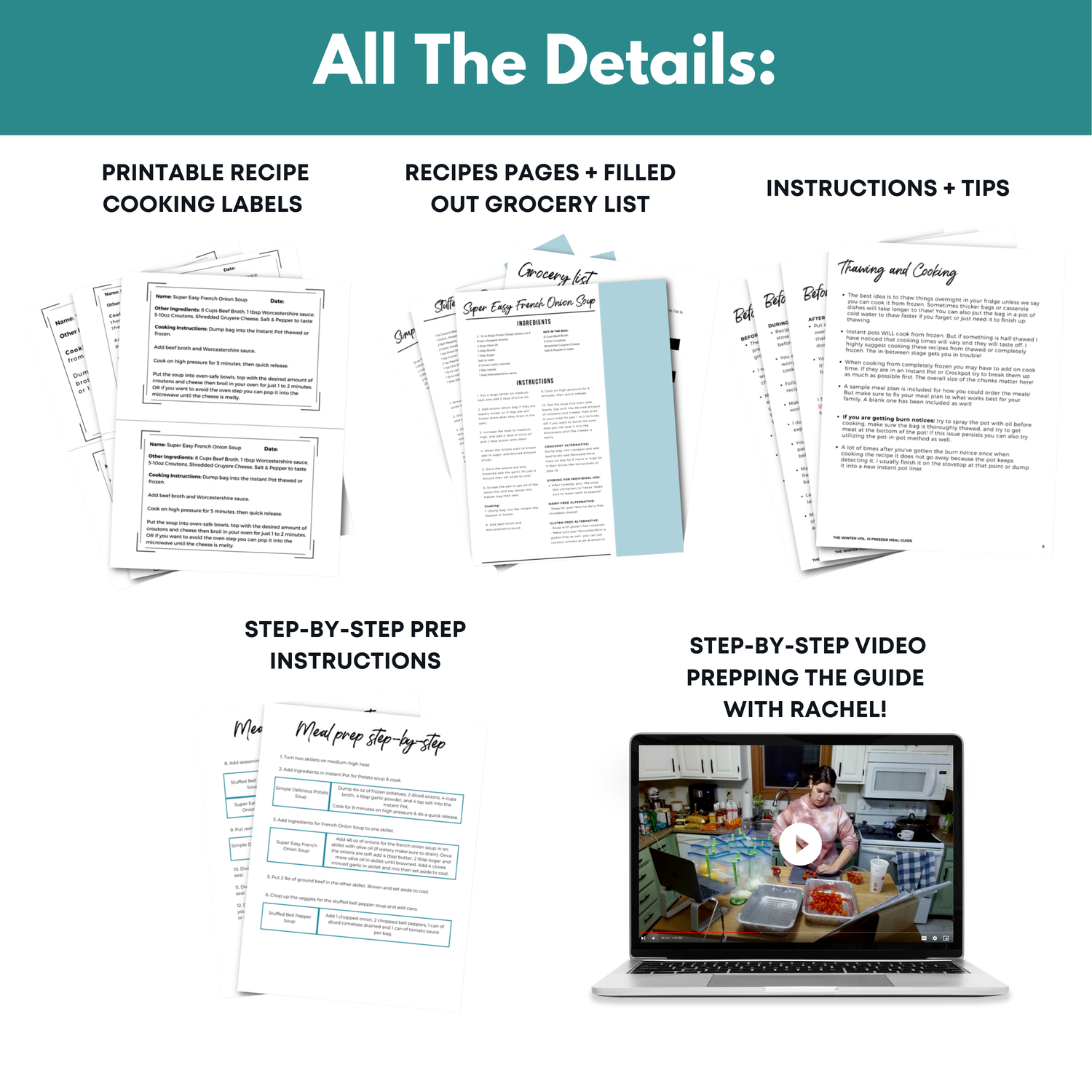 Simply Soups Mini Freezer Meal Guide (With Prep Video)