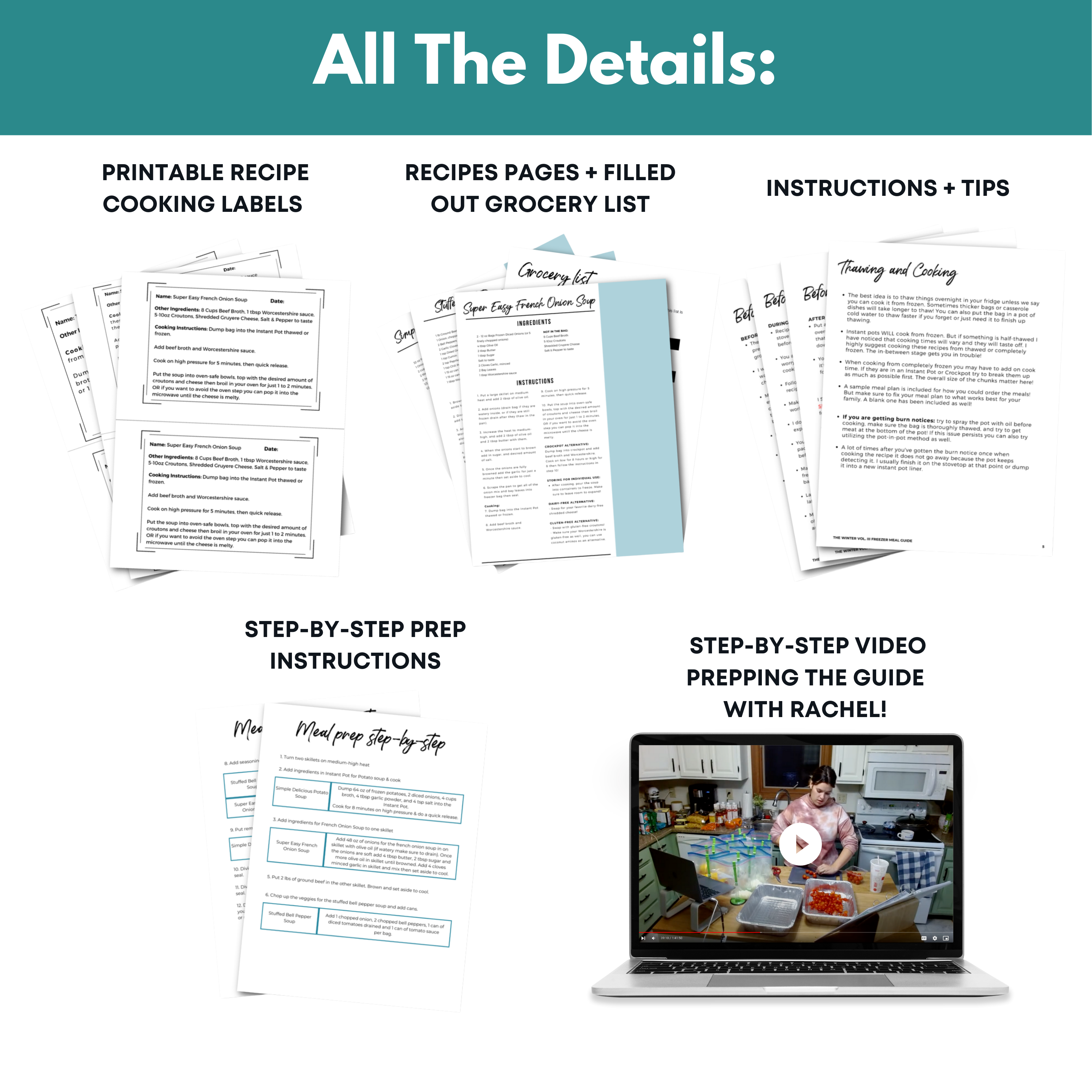 Simply Soups Mini Freezer Meal Guide (With Prep Video)