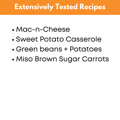 Fall Sides Mini Prep Meal Guide (With Prep Video)