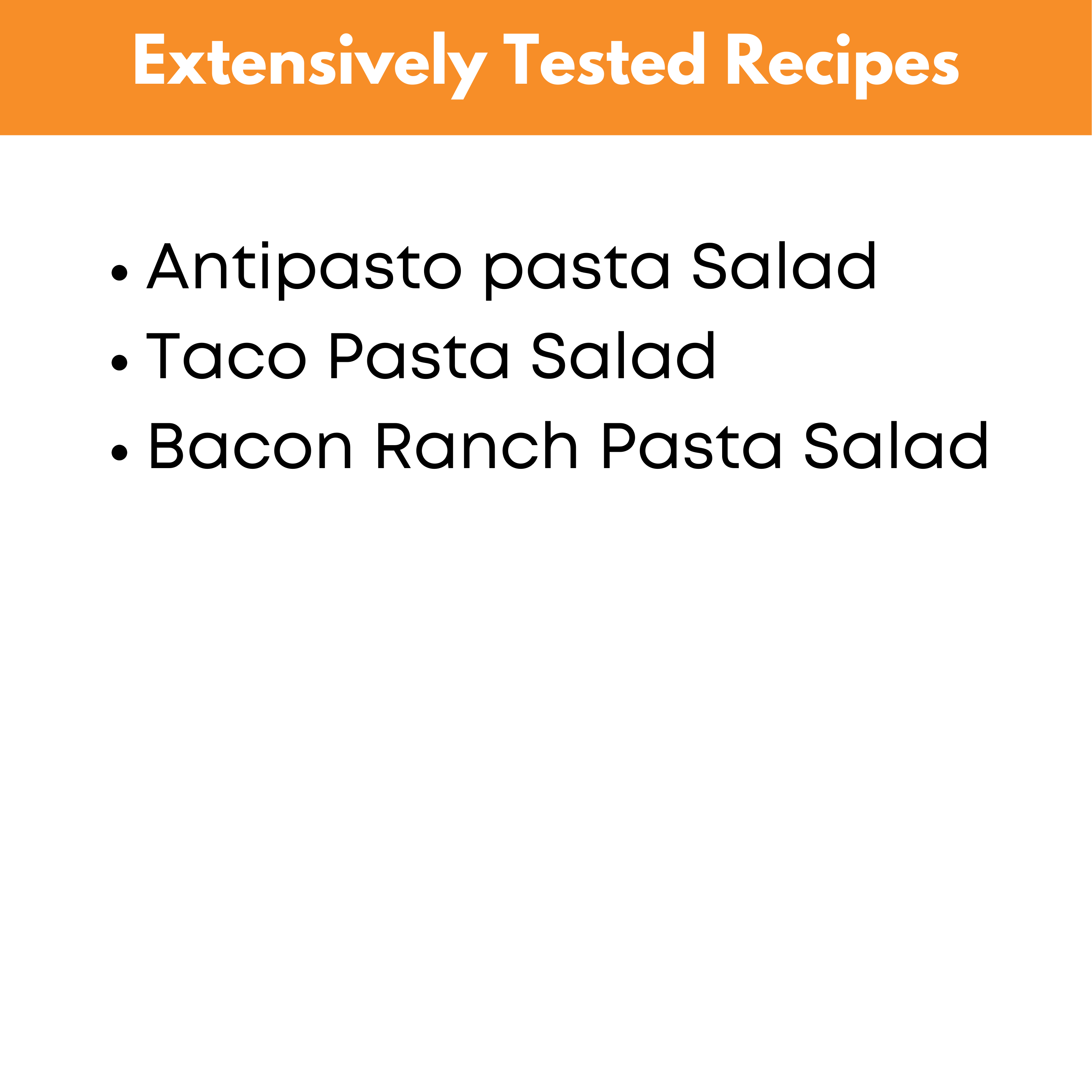 Pasta Salads One Hour Mini Freezer Meal Guide (With Prep Video)