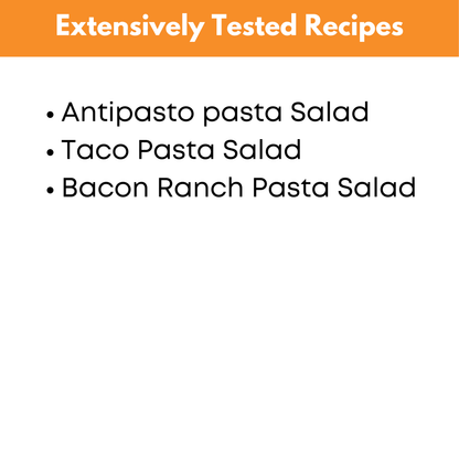 Pasta Salads One Hour Mini Freezer Meal Guide (With Prep Video)