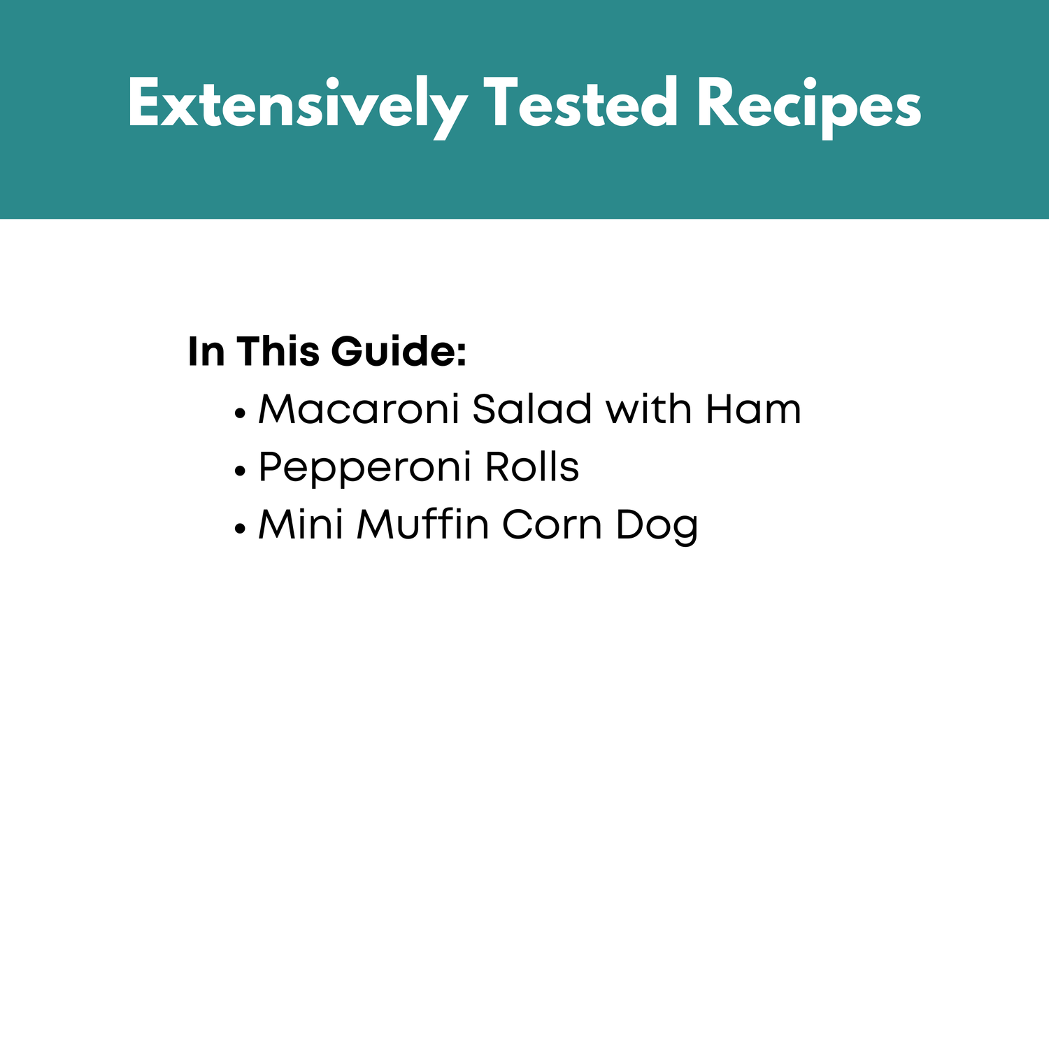 Kid Lunch On The Go One Hour Mini Guide