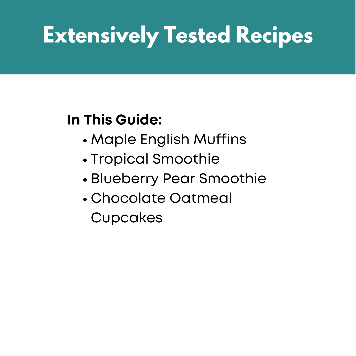 Eggless Breakfast One Hour Mini Guide