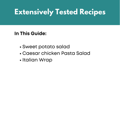 Cold Lunch To-Go One-Hour Mini Freezer Meal Guide