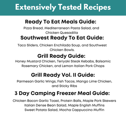 Ultimate Camping Freezer Meal Guide Bundle