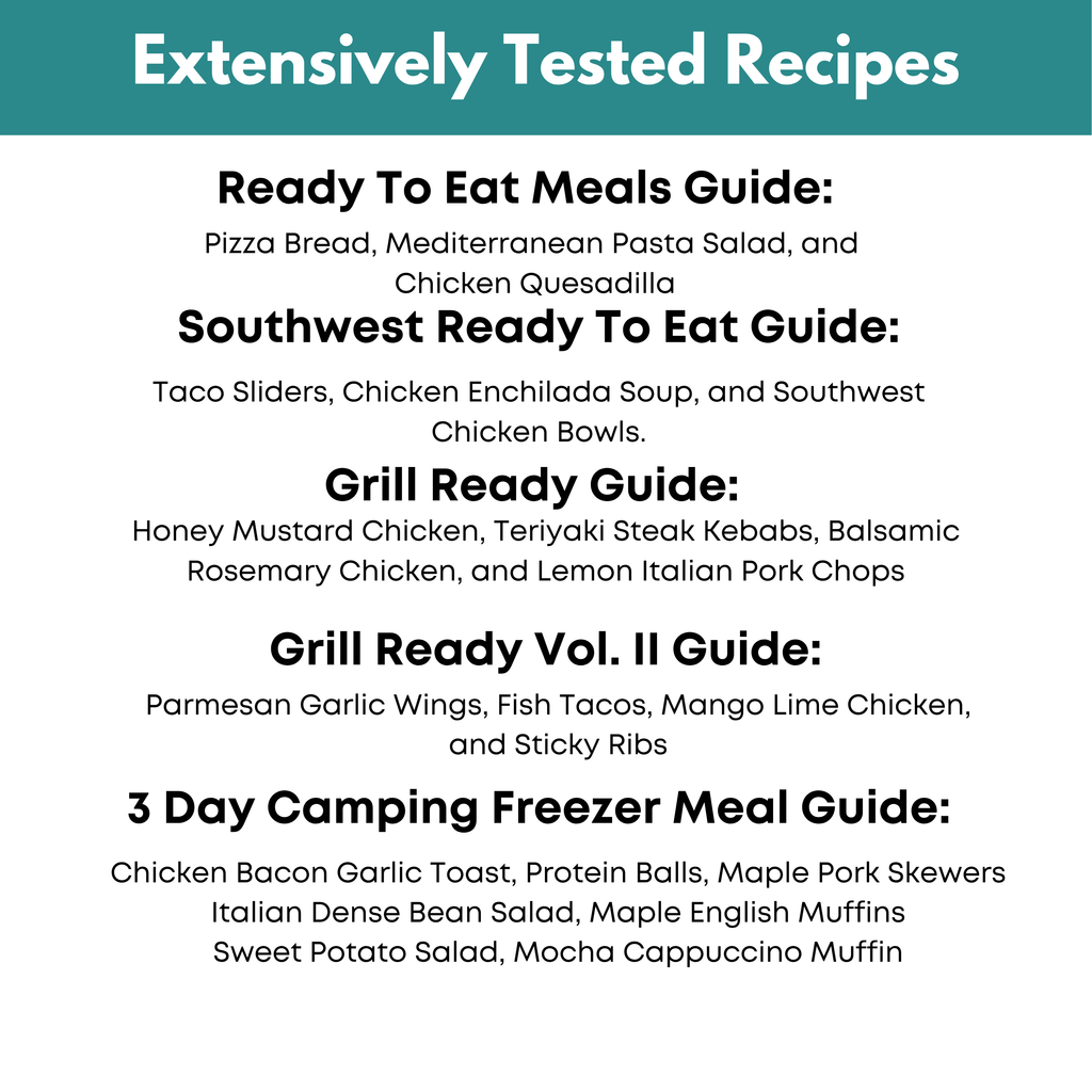 Ultimate Camping Freezer Meal Guide Bundle