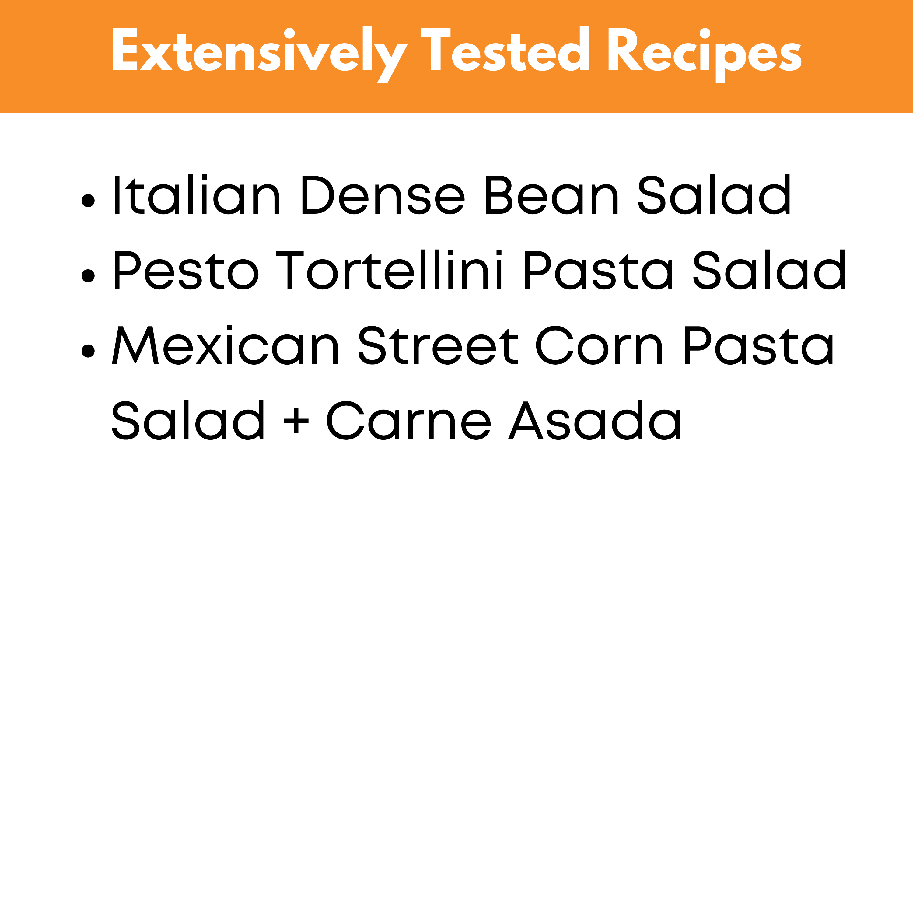 Summer Vol. II Salads Mini Freezer Prep Guide
