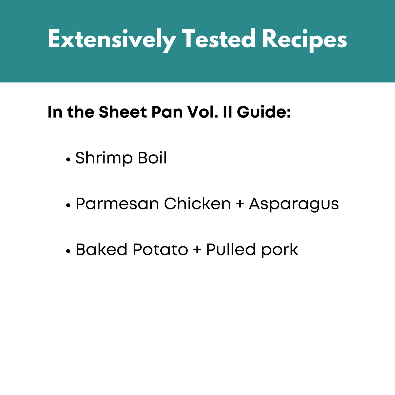 Sheet Pan Dinners Vol. II Mini Freezer Prep Guide