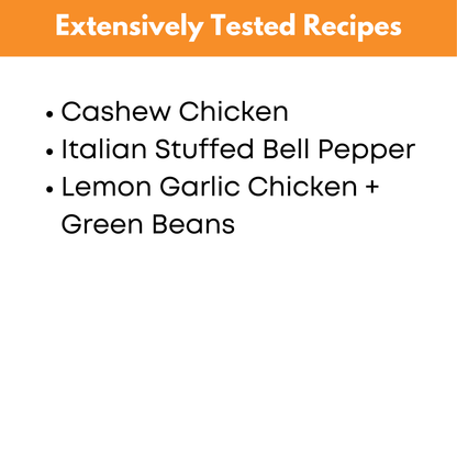 Low Carb Dinners Mini Freezer Prep Guide (With Prep Video)