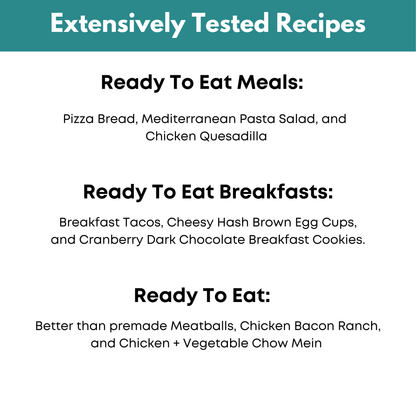 Ready To Eat Mini Freezer Meal Guide Bundle