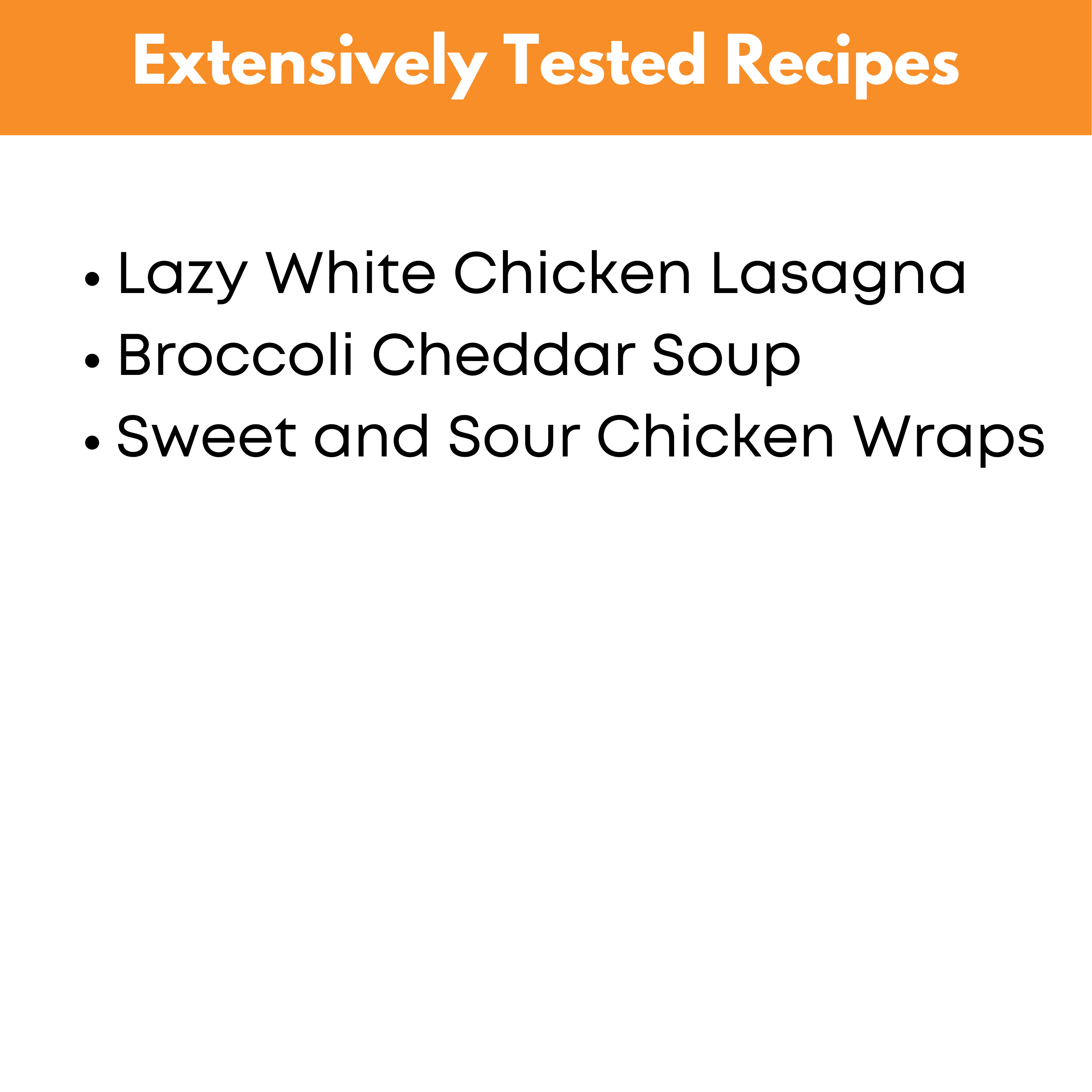 Winter Dump Meals Mini Freezer Meal Guide