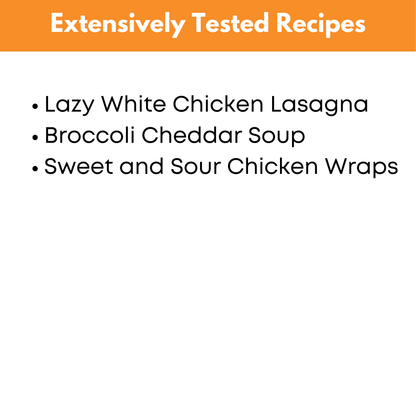 Winter Dump Meals Mini Freezer Meal Guide