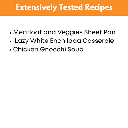 Fall Quick Prep Mini Freezer Meal Guide
