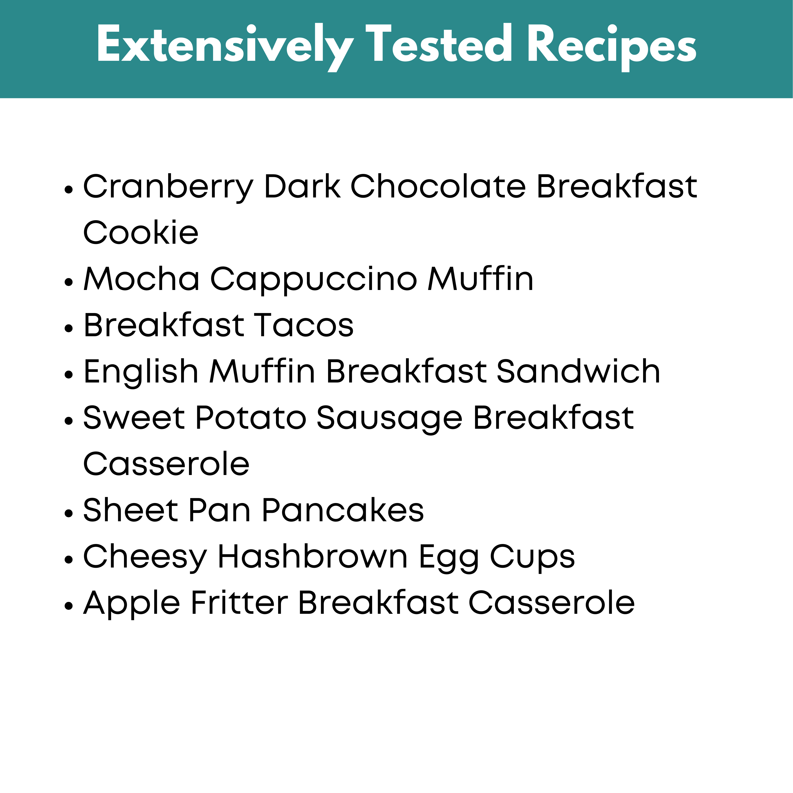 The Breakfast Vol.II Freezer Meal Guide