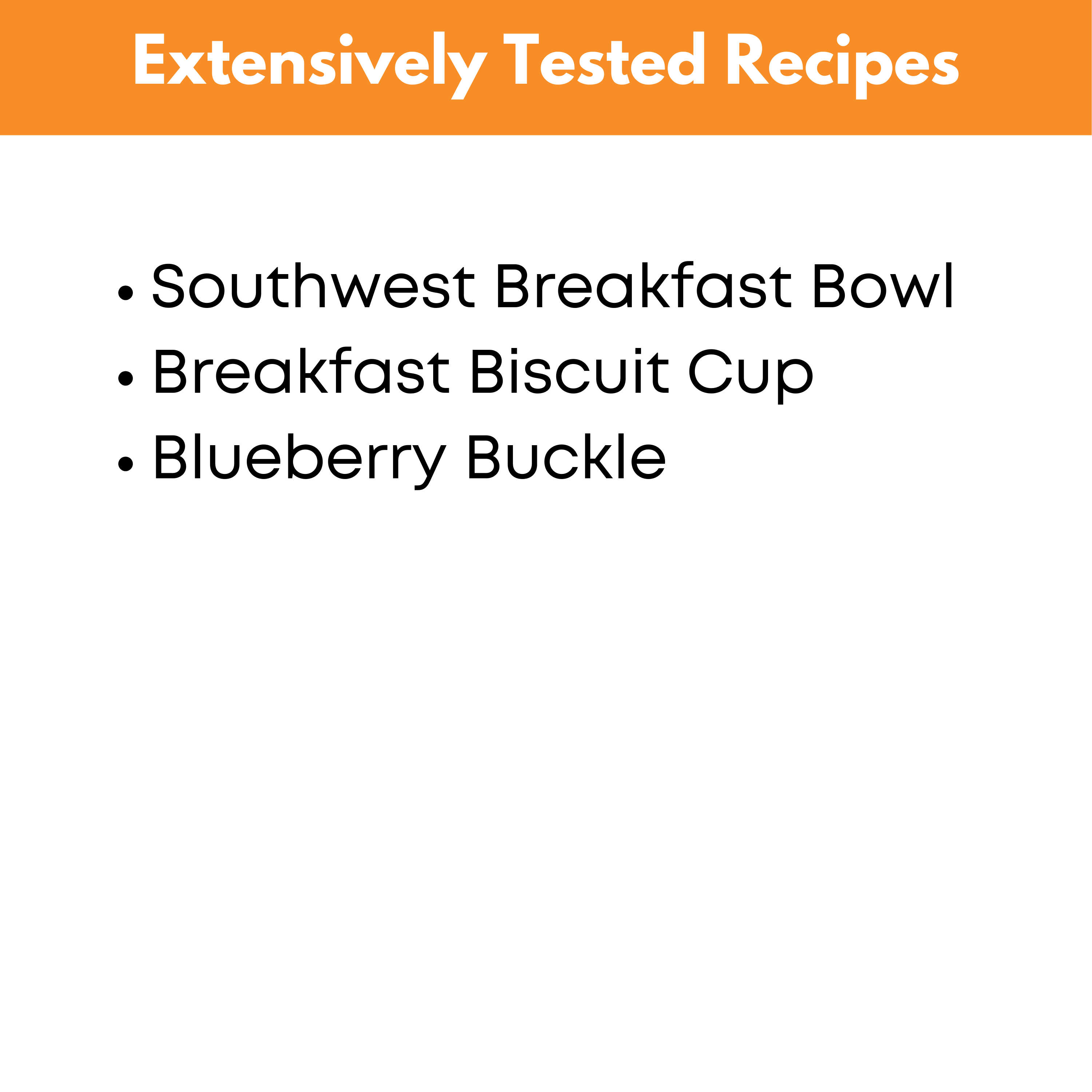 Southern Breakfast Mini Freezer Meal Guide
