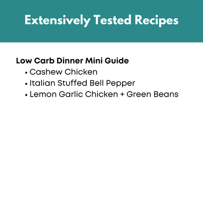 Low Carb Freezer Meal Guide Bundle