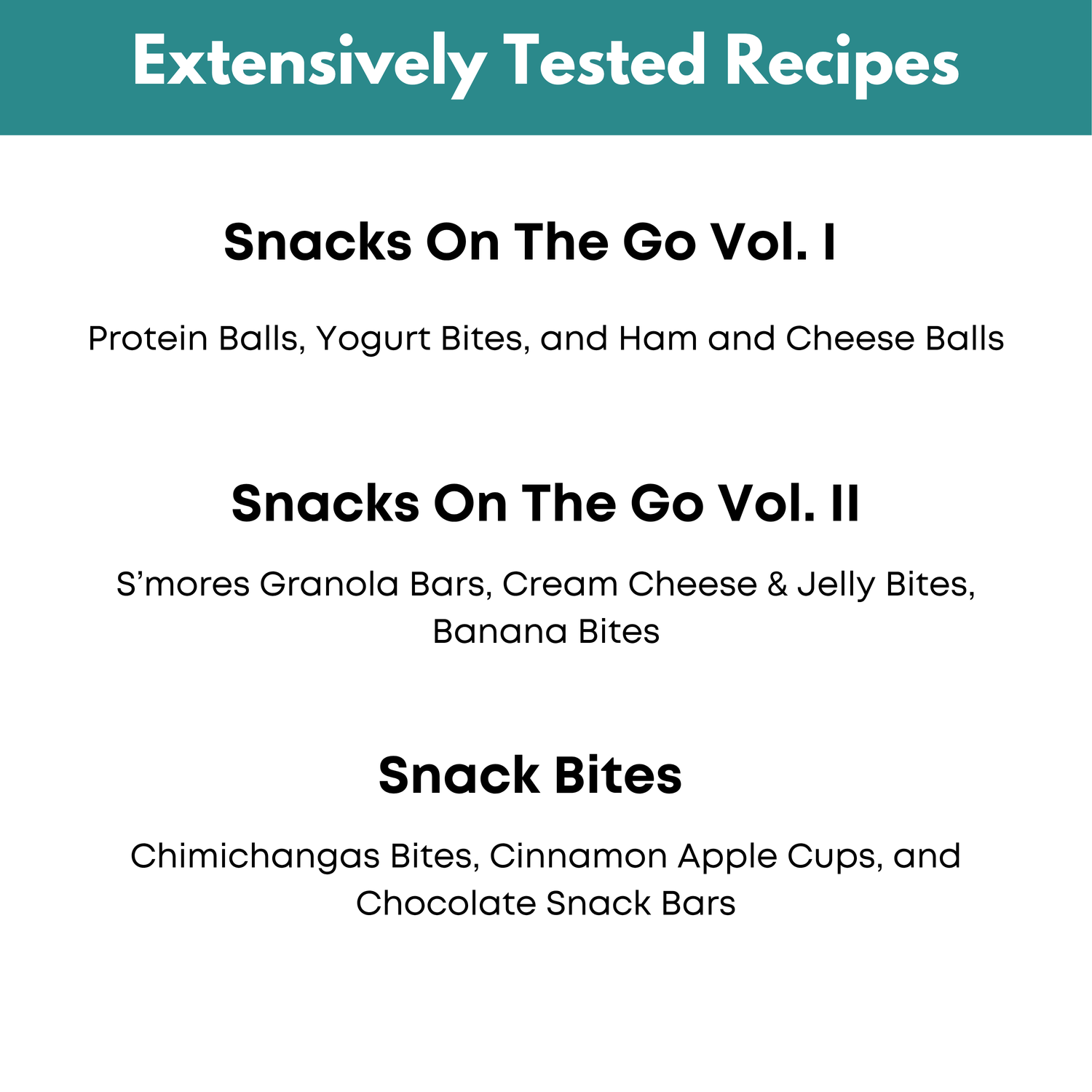 Snacks On The Go Bundle