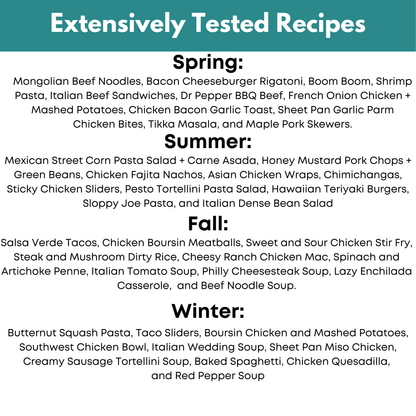 4 Seasons Vol. V Freezer Meal Guide Bundle