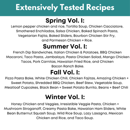 All Seasons Freezer Meal Guide Bundle