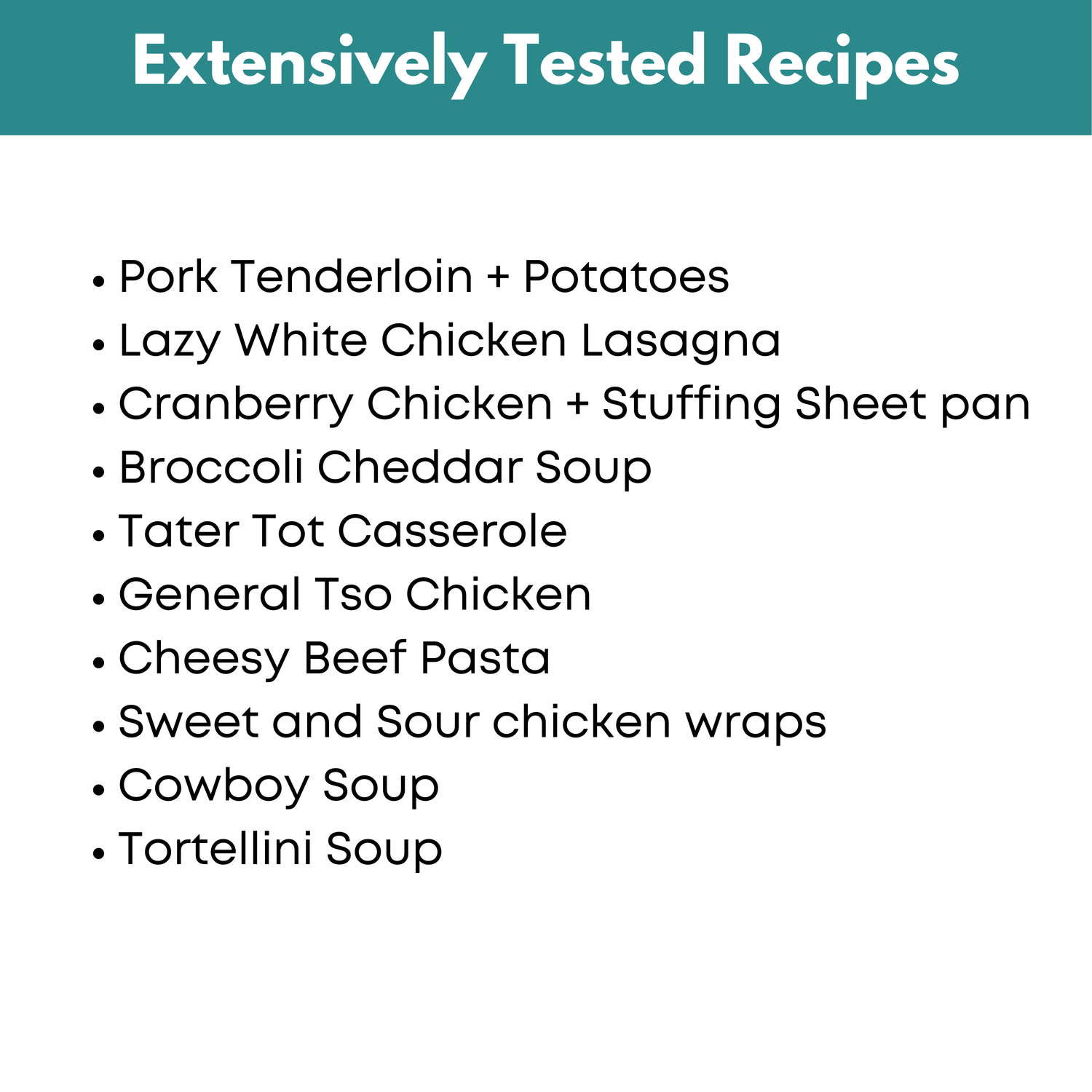 Winter Freezer Meal Guide Vol. III Dump Meal Edition