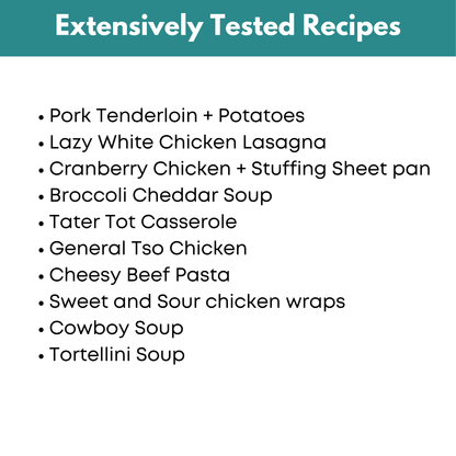 Winter Freezer Meal Guide Vol. III Dump Meal Edition