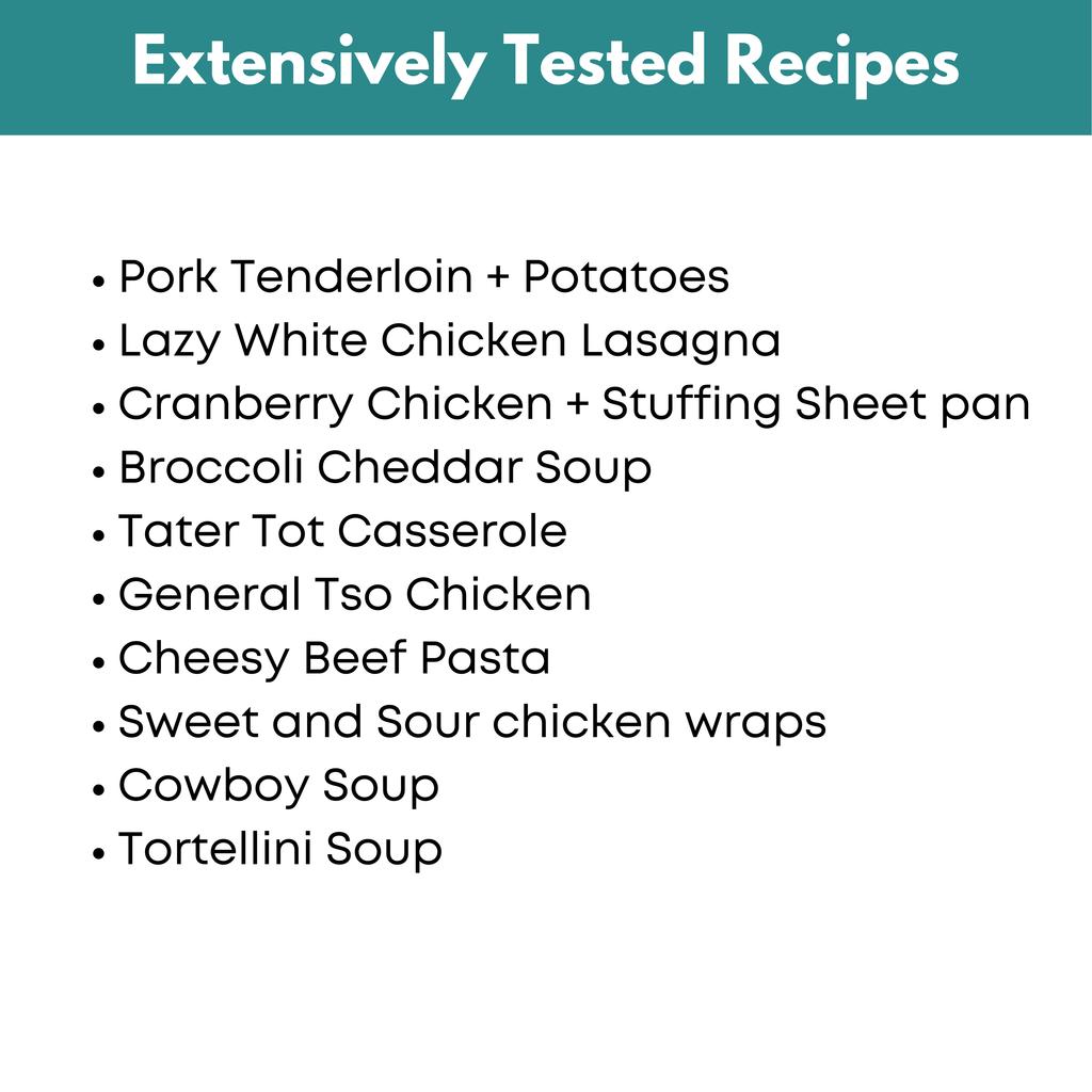 Winter Freezer Meal Guide Vol. III Dump Meal Edition