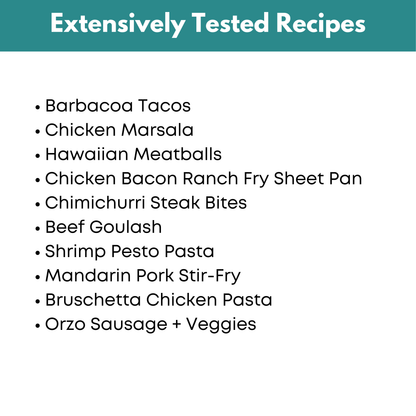 Spring  Vol. IV Freezer Meal Guide: Quick Prep Edition