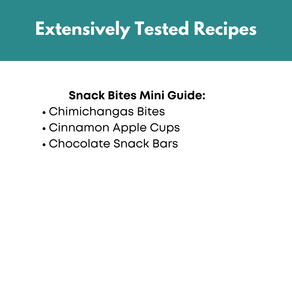 Snack Bites Mini Freezer Meal Guide