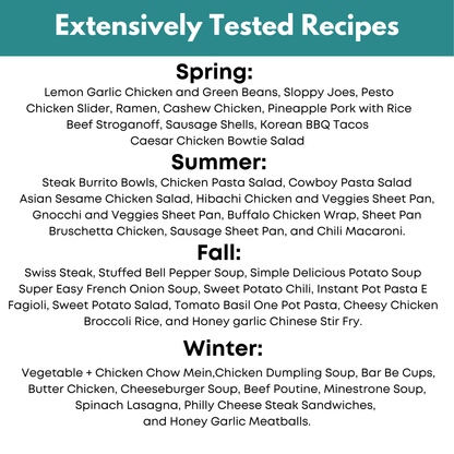 4 Seasons Vol. II Freezer Meal Guide Bundle