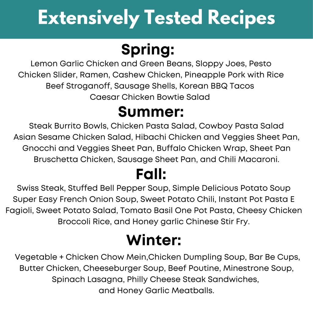 4 Seasons Vol. II Freezer Meal Guide Bundle