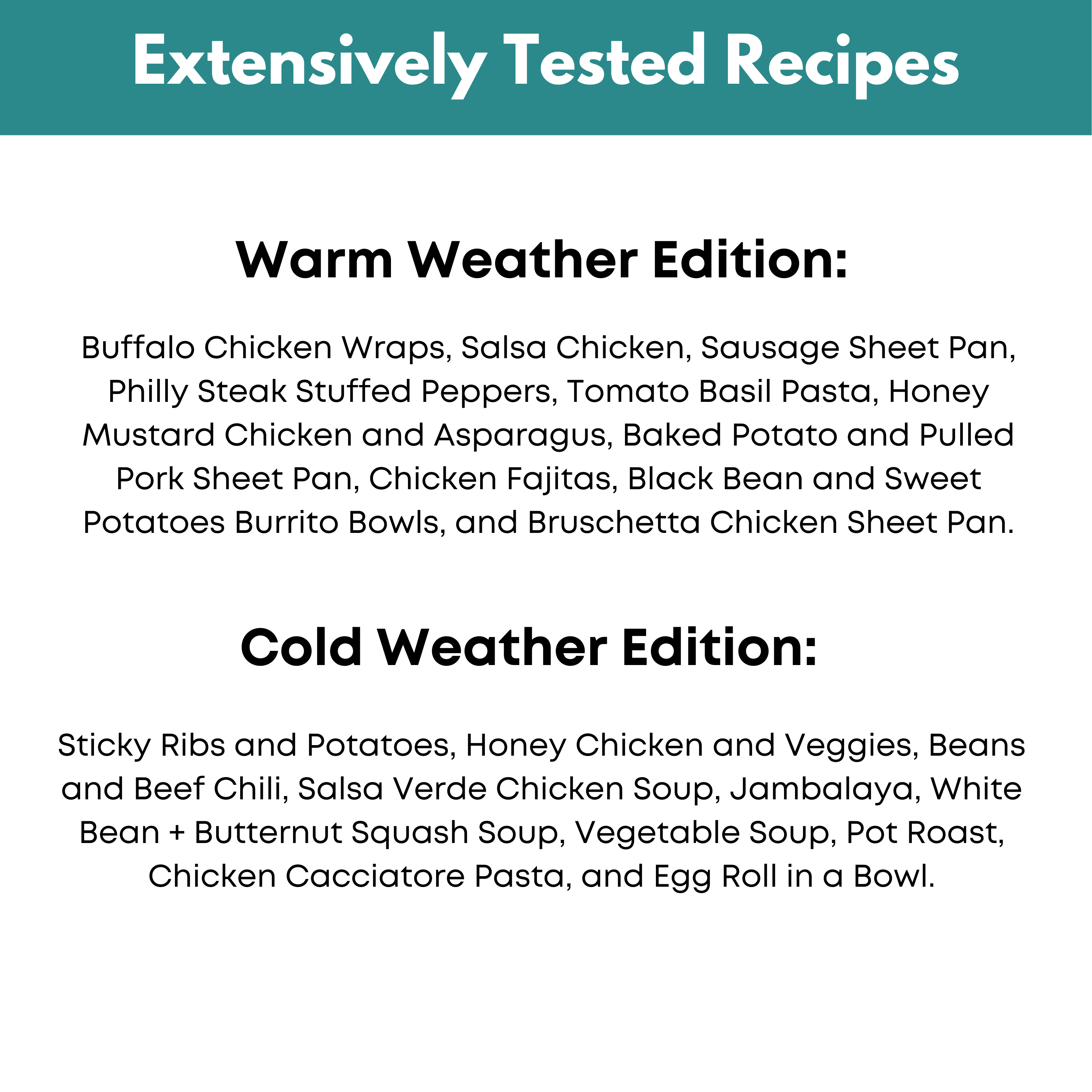 Allergen Friendly Freezer Meal Guide Bundle