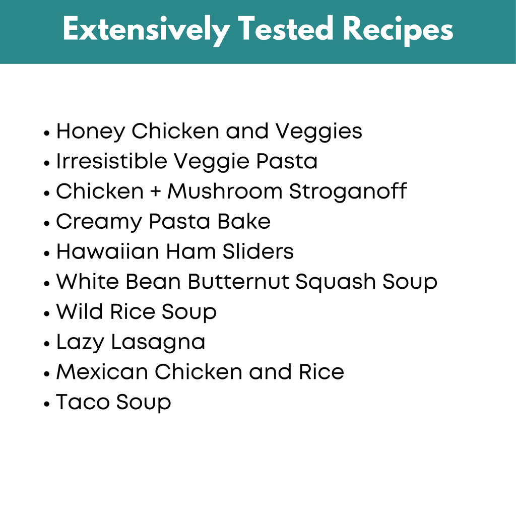 Winter Freezer Meal Guide