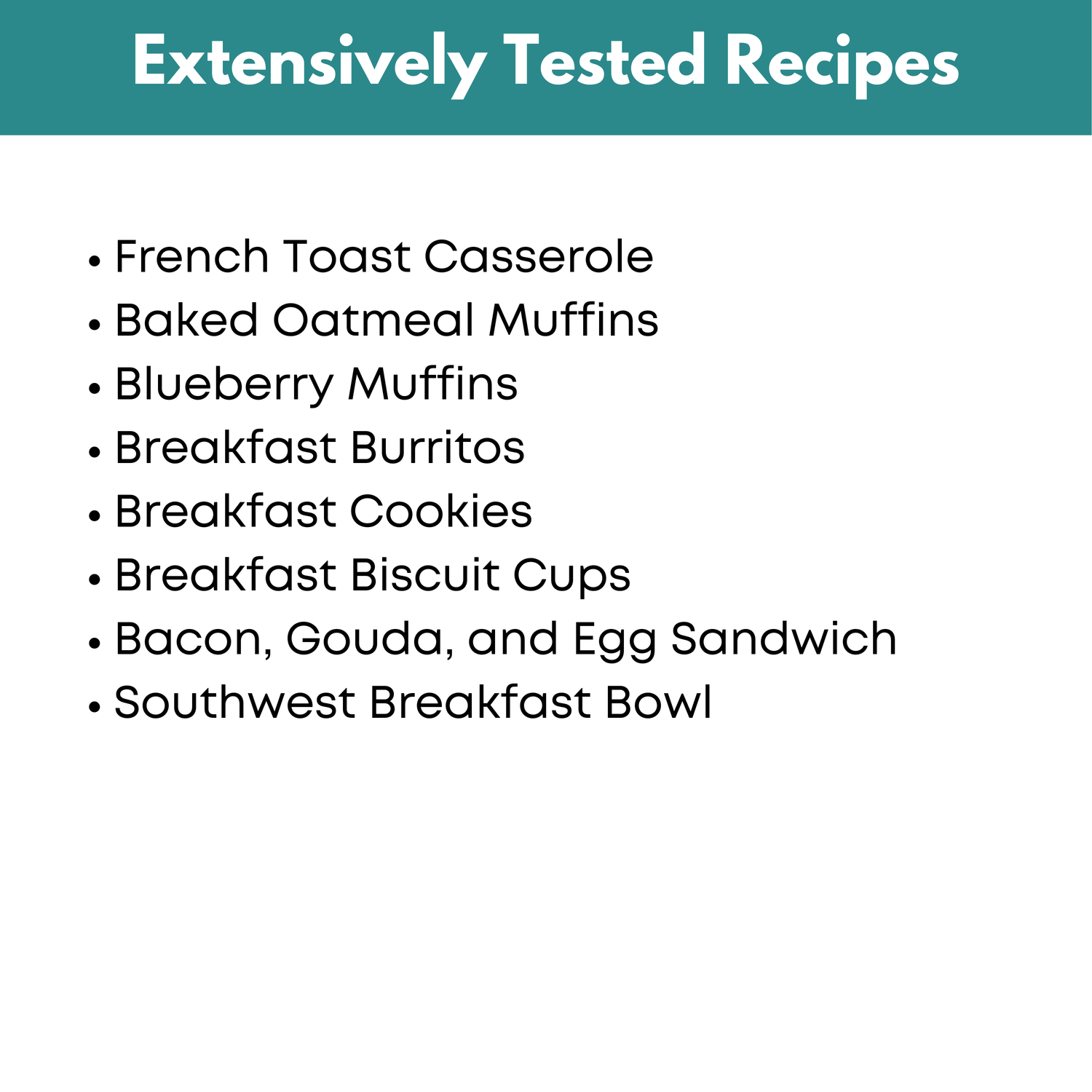 The Breakfast Freezer Meal Guide