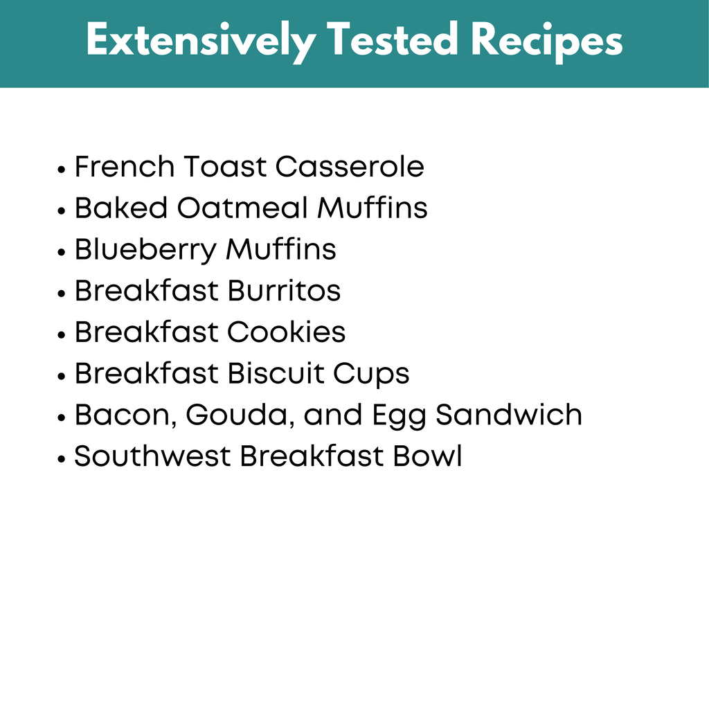 The Breakfast Freezer Meal Guide