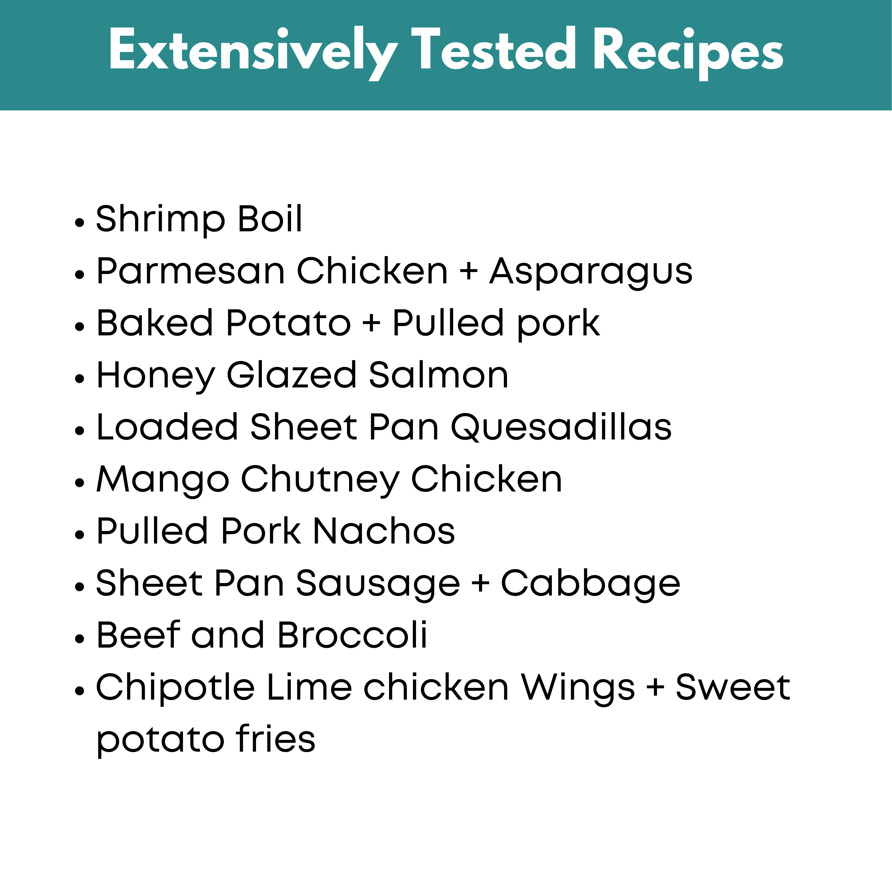 Sheet Pan Dinners Freezer Meal Guide